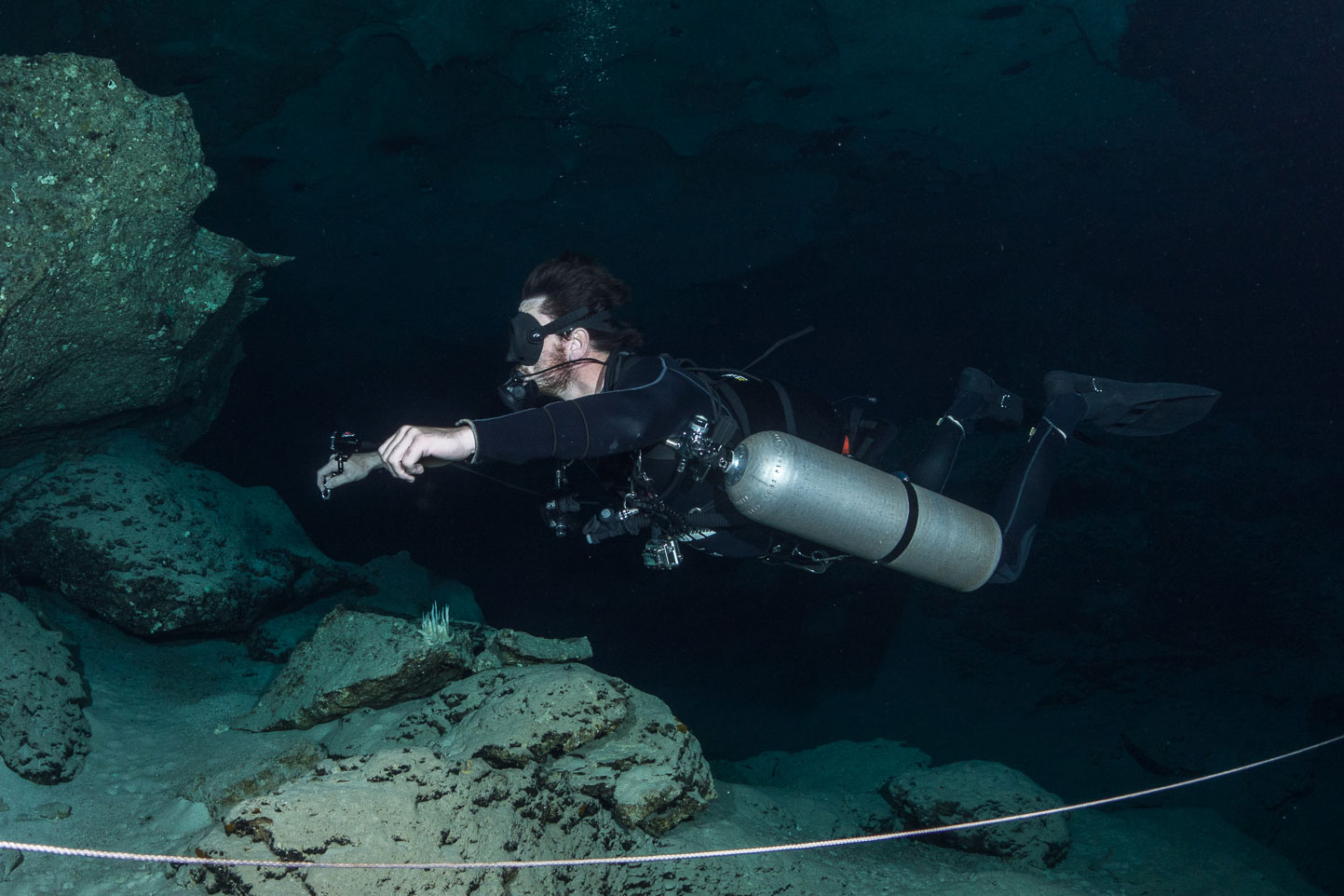 PADI sidemount training